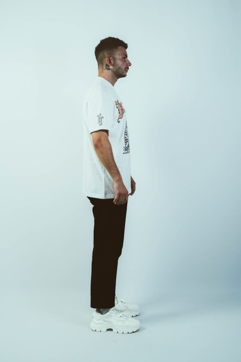 "Fame Kills" T-shirt - White - Afbeelding 3
