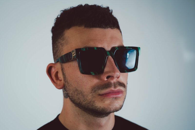 Millionaire Sunglasses - Marble Green