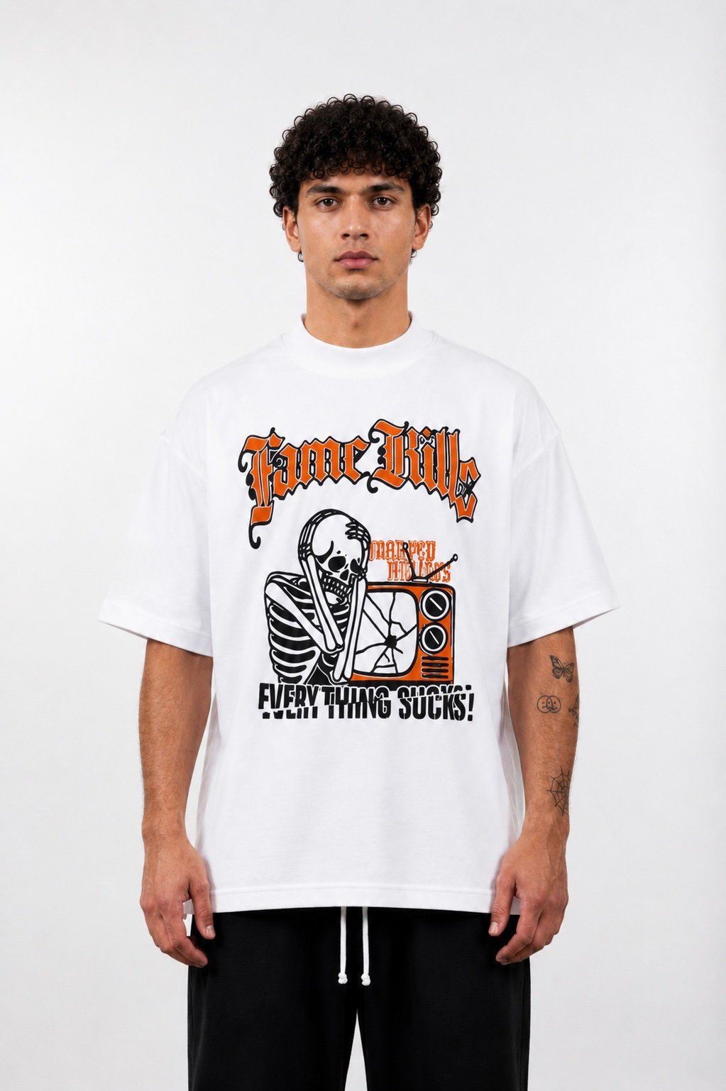 "Fame Kills" T-shirt - White