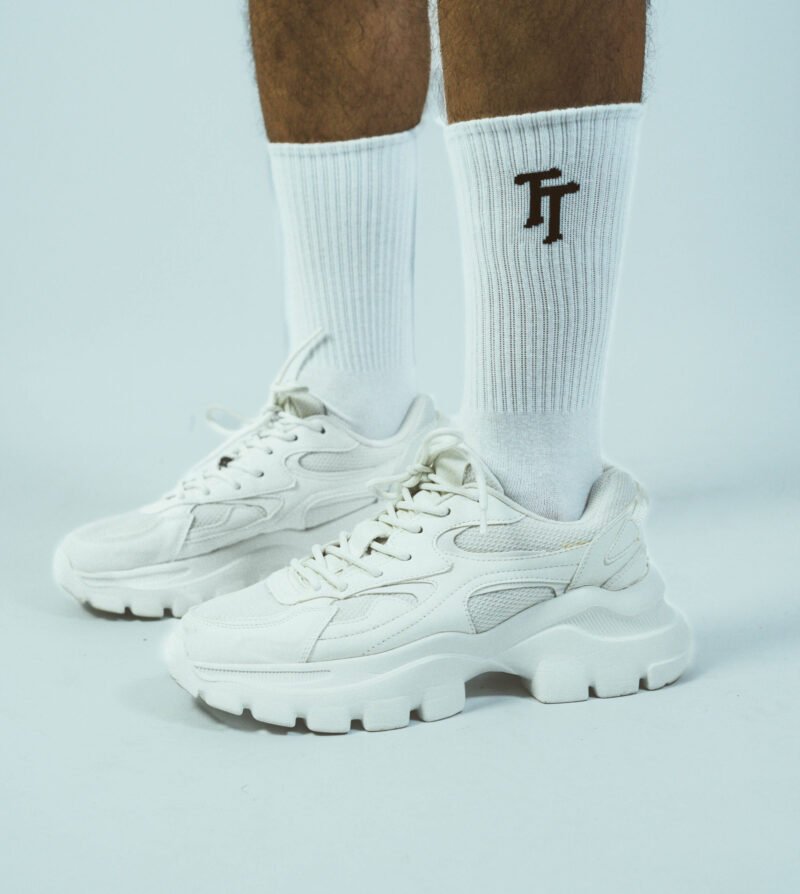 Monogram Logo Socks - White - Afbeelding 2