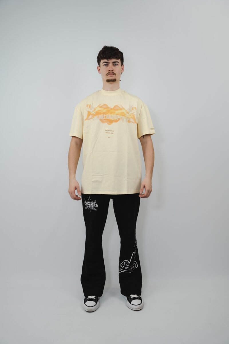 "Fallen Angles" T-shirt - Sand - Afbeelding 2