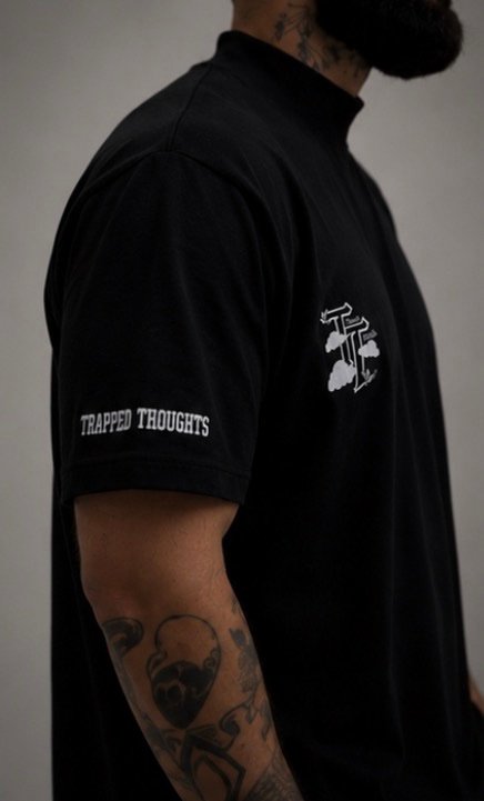 Dove In The Clouds T-Shirt Set- Black - Afbeelding 4