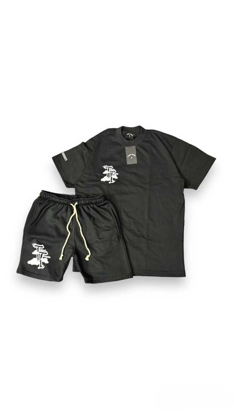 Dove In The Clouds T-Shirt Set- Black - Afbeelding 5