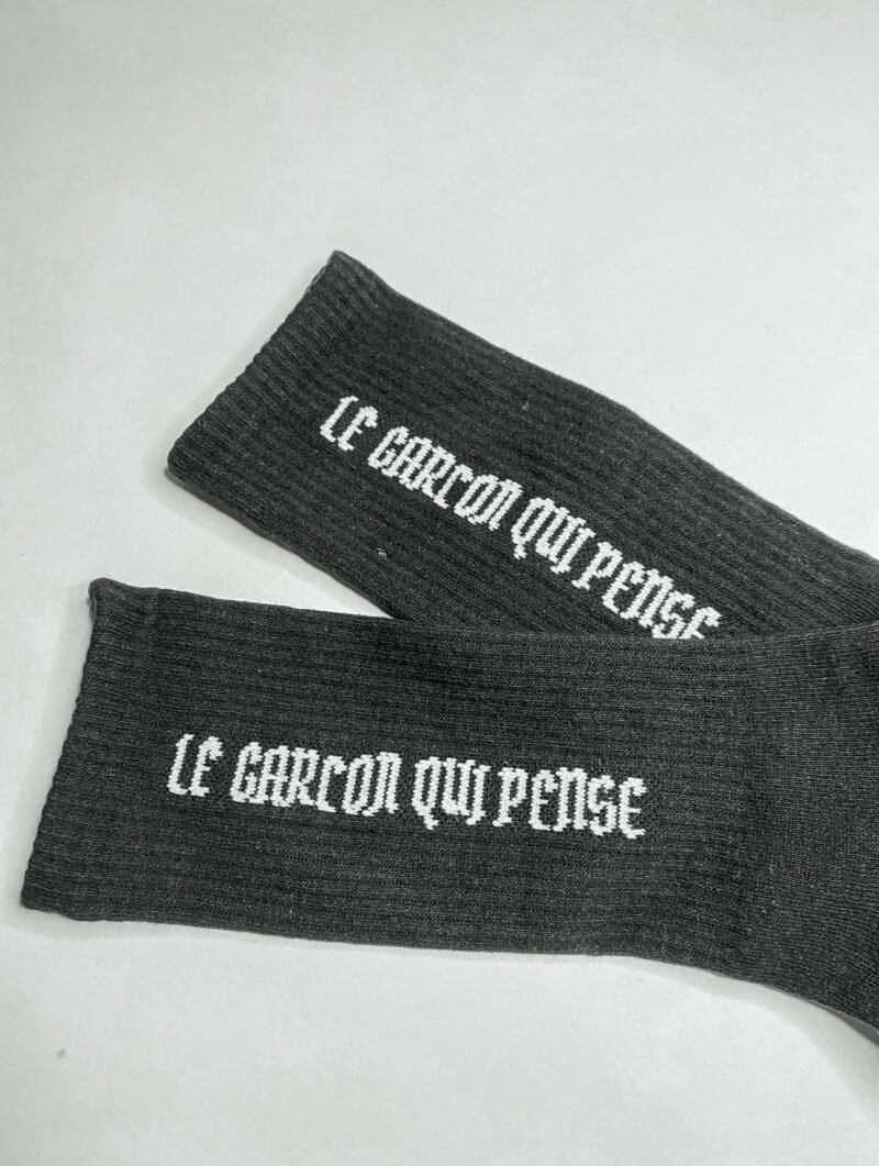 French Logo Socks - Black